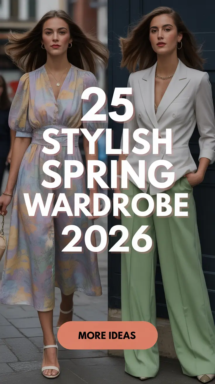 Chic Spring Wardrobe Ideas 2026 for Women Who Love Effortless Style