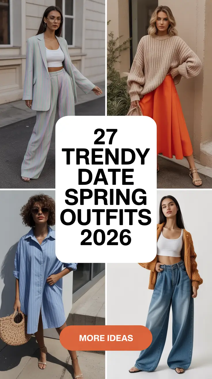 Trendy Date Spring Outfits 2026 You Will Actually Want to Wear