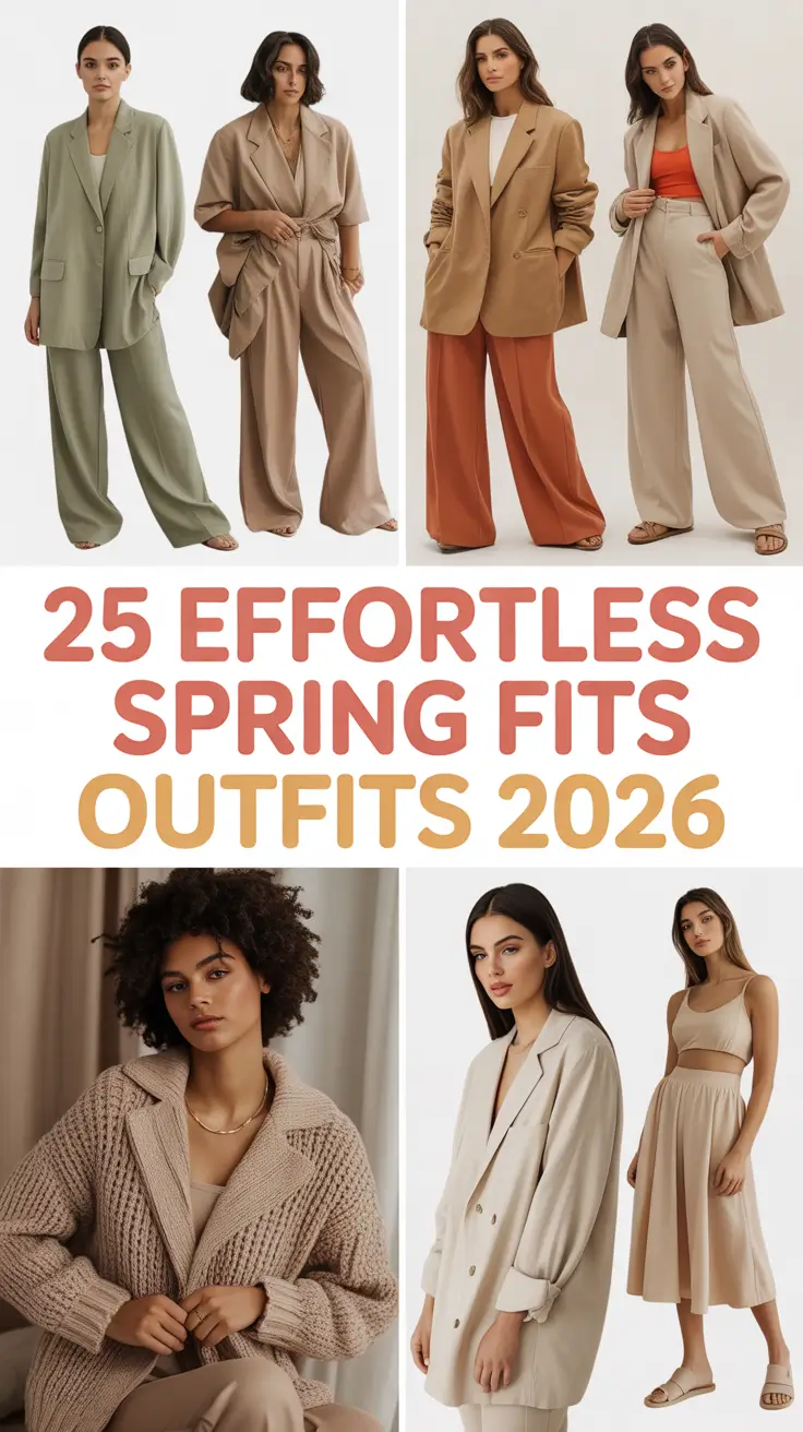 Effortless Spring Fits Outfits 2026 That Look Chic Without Trying