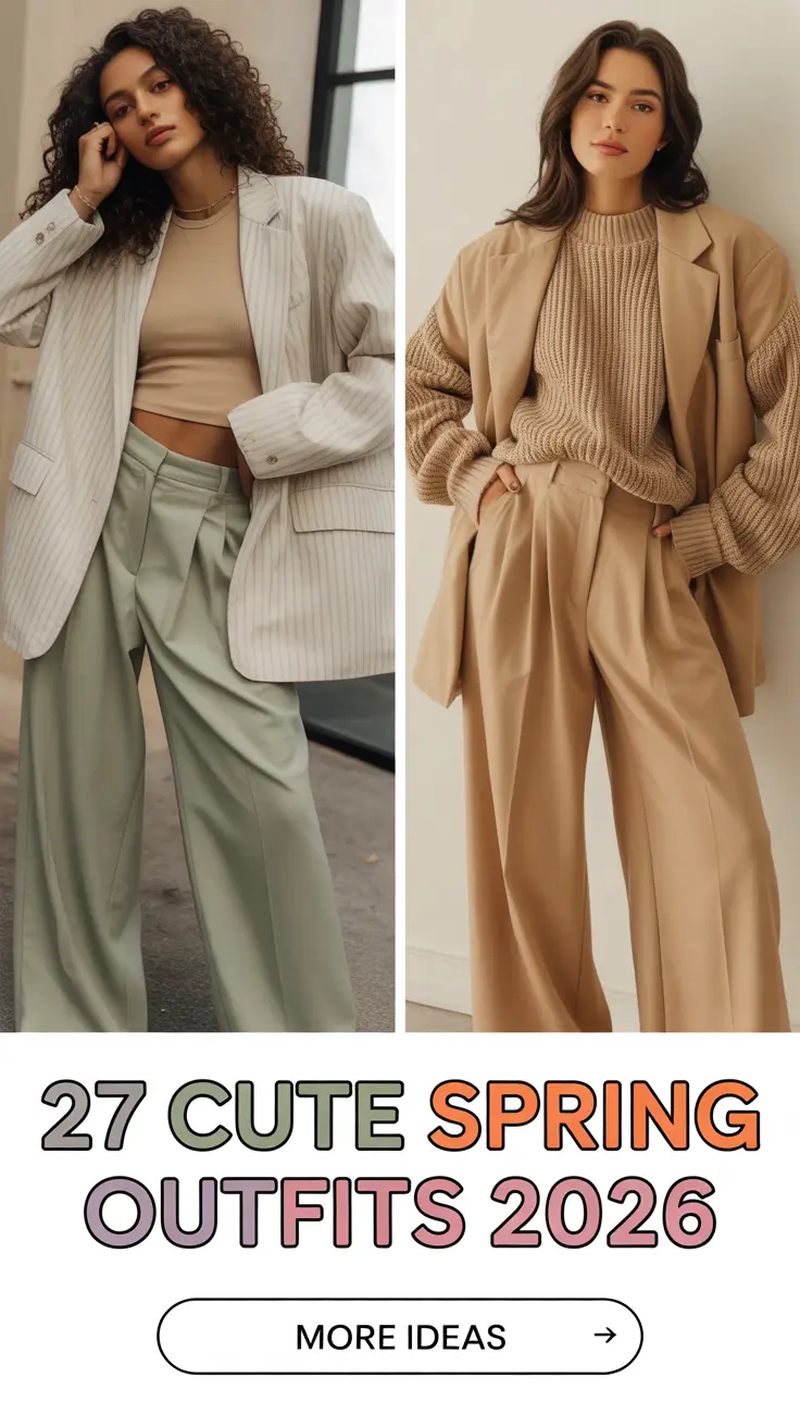 Cute Spring Outfits 2026 Ideas for Every Mood and Weather