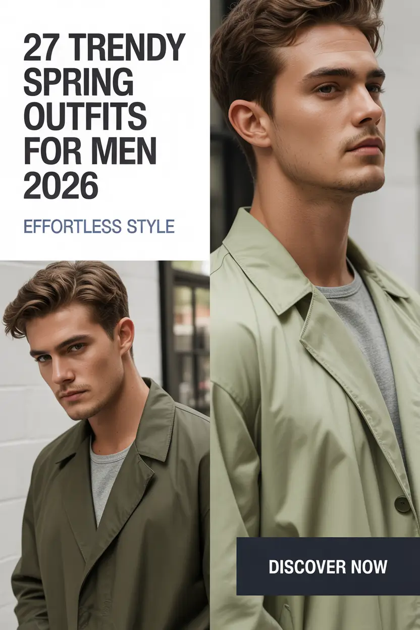 Trendy Spring Outfits For Men 2026 Style Ideas That Feel Fresh and Wearable