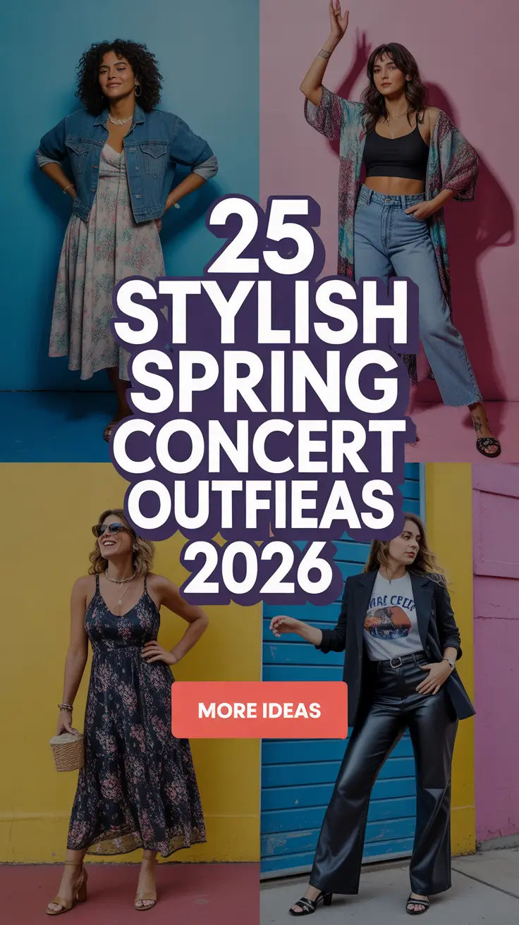 Stylish Spring Concert Outfit Ideas 2026 for Every Vibe and Venue