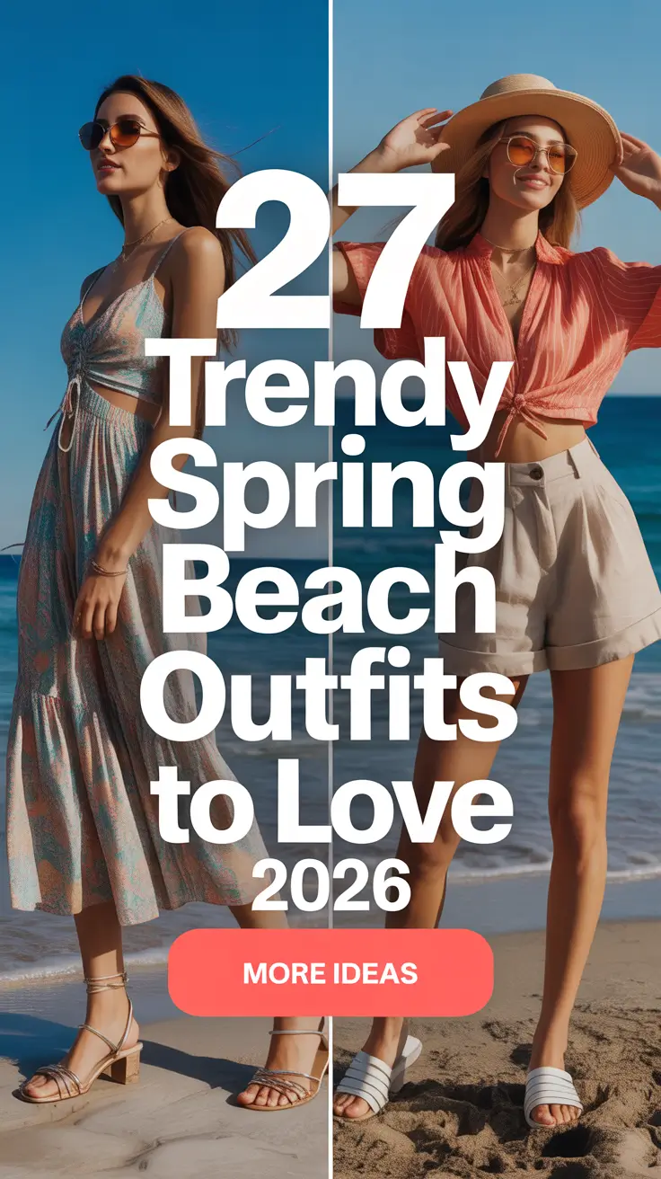 Trendy Spring Beach Outfits To Love 2026