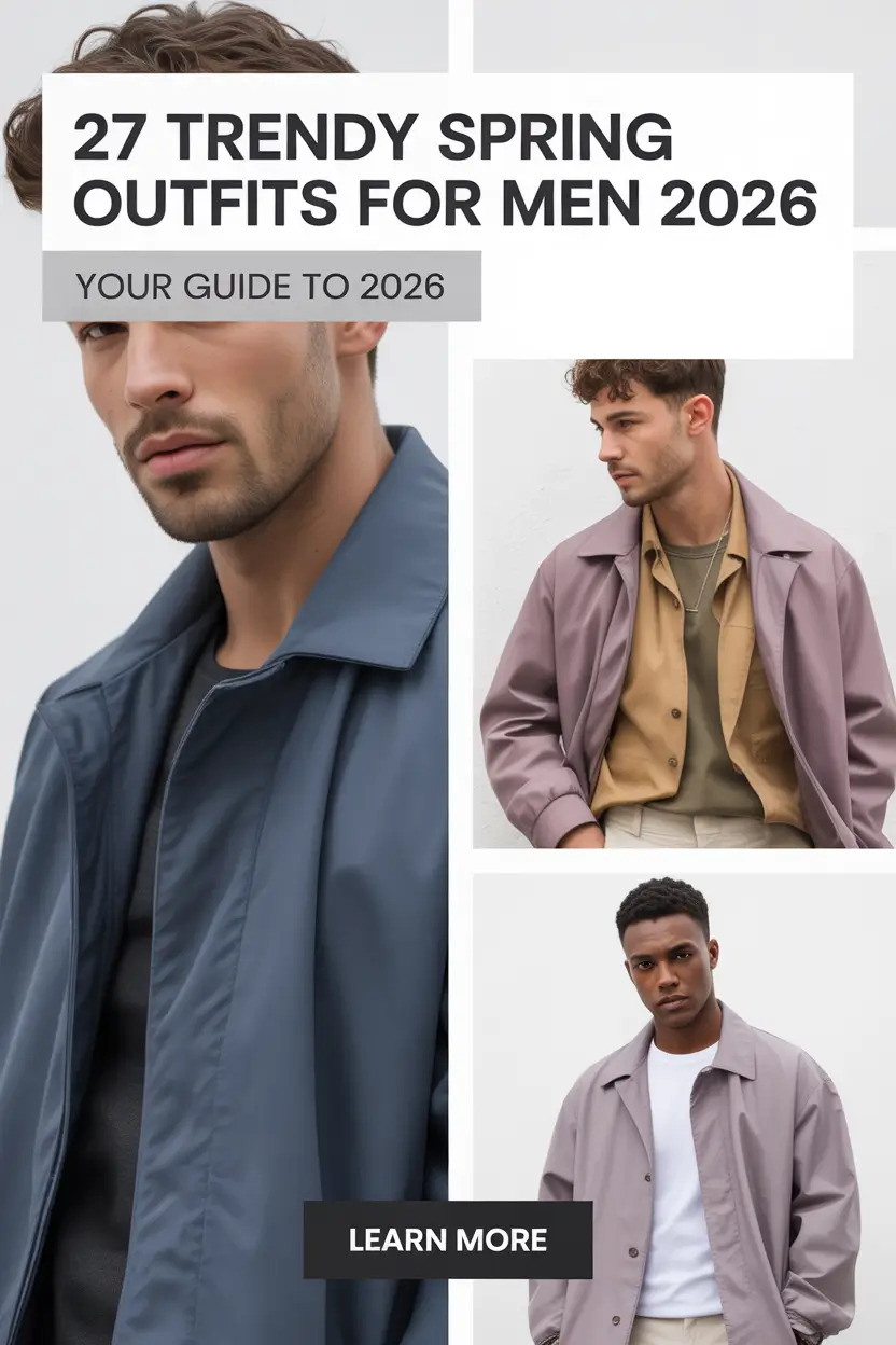 Trendy Spring Outfits For Men 2026 Style Ideas That Feel Fresh and Wearable