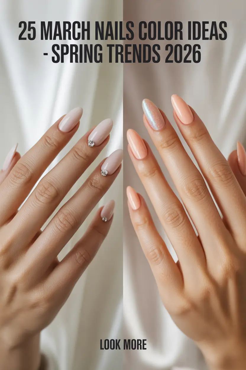 March Nails Color Ideas - Spring Trends 2026 for Every Mood From Simple Neutrals to Bold Spring Inspo