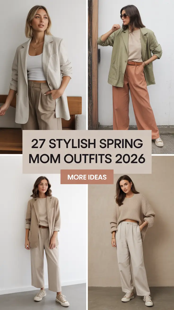 Cute Spring Mom Outfits for 2026 - Easy, Comfy, and Trendy Outfit Ideas for Every Mom Style