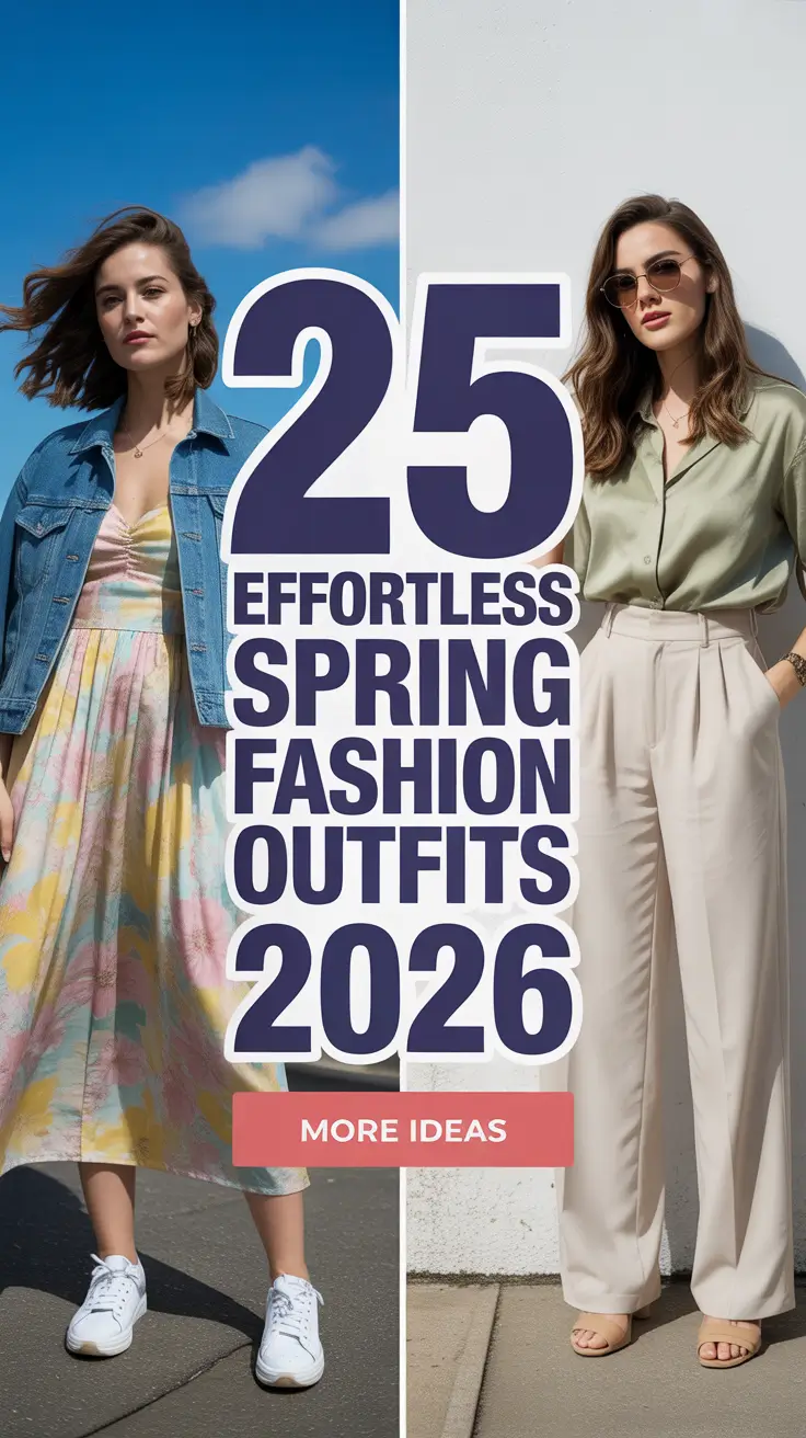 Effortless Spring Fashion Outfits 2026 That Look Chic Without Trying