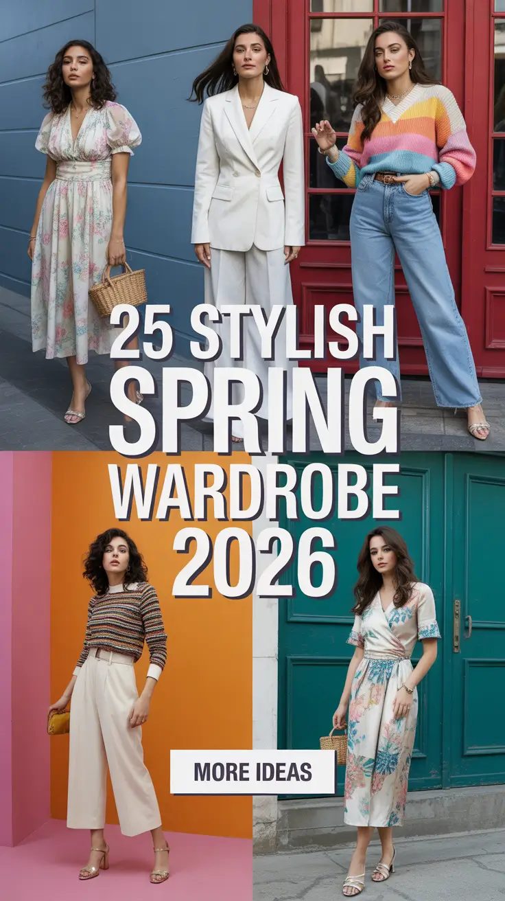 Chic Spring Wardrobe Ideas 2026 for Women Who Love Effortless Style