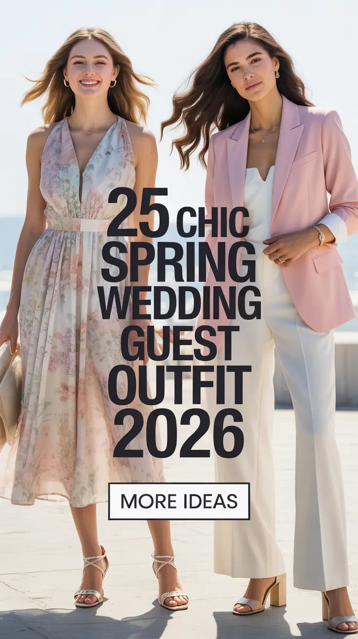 Chic Spring Wedding Guest Outfit 2026 - Classy Outfit Ideas for Every Dress Code