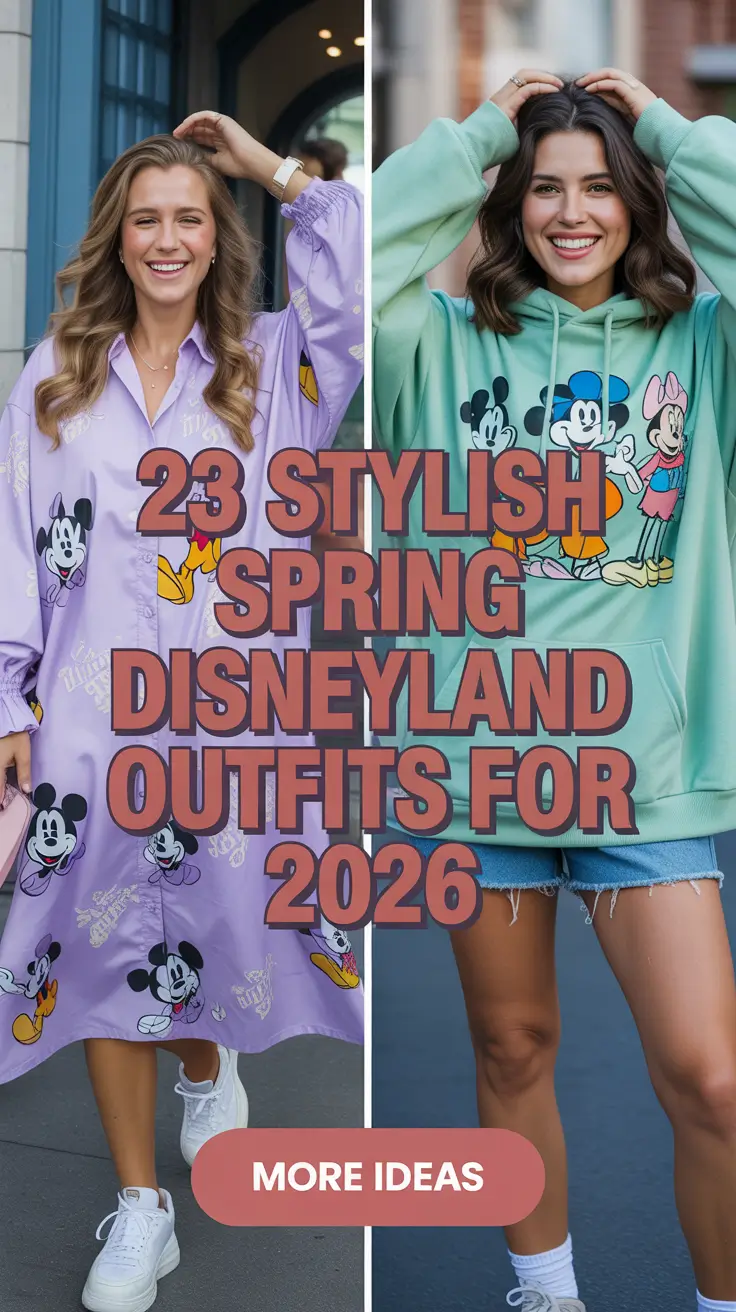Stylish Spring Disneyland Outfits For 2026