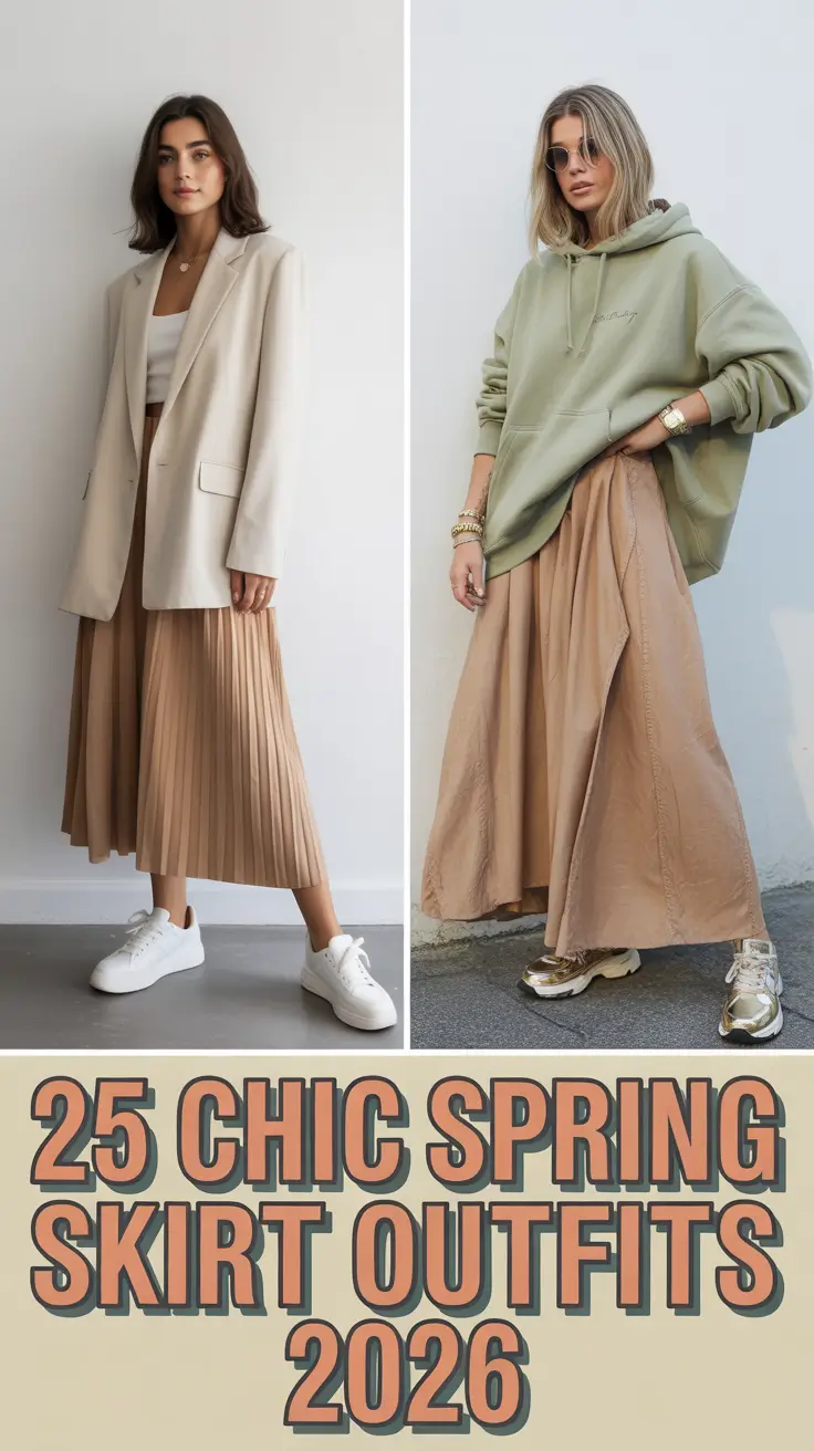 Chic Spring Skirt Outfits 2026 That Feel Fresh, Wearable, and Totally You