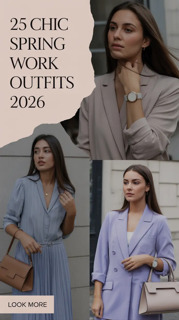 Chic Spring Work Outfits 2026 for Women Who Want Office Chic Business Casual Looks