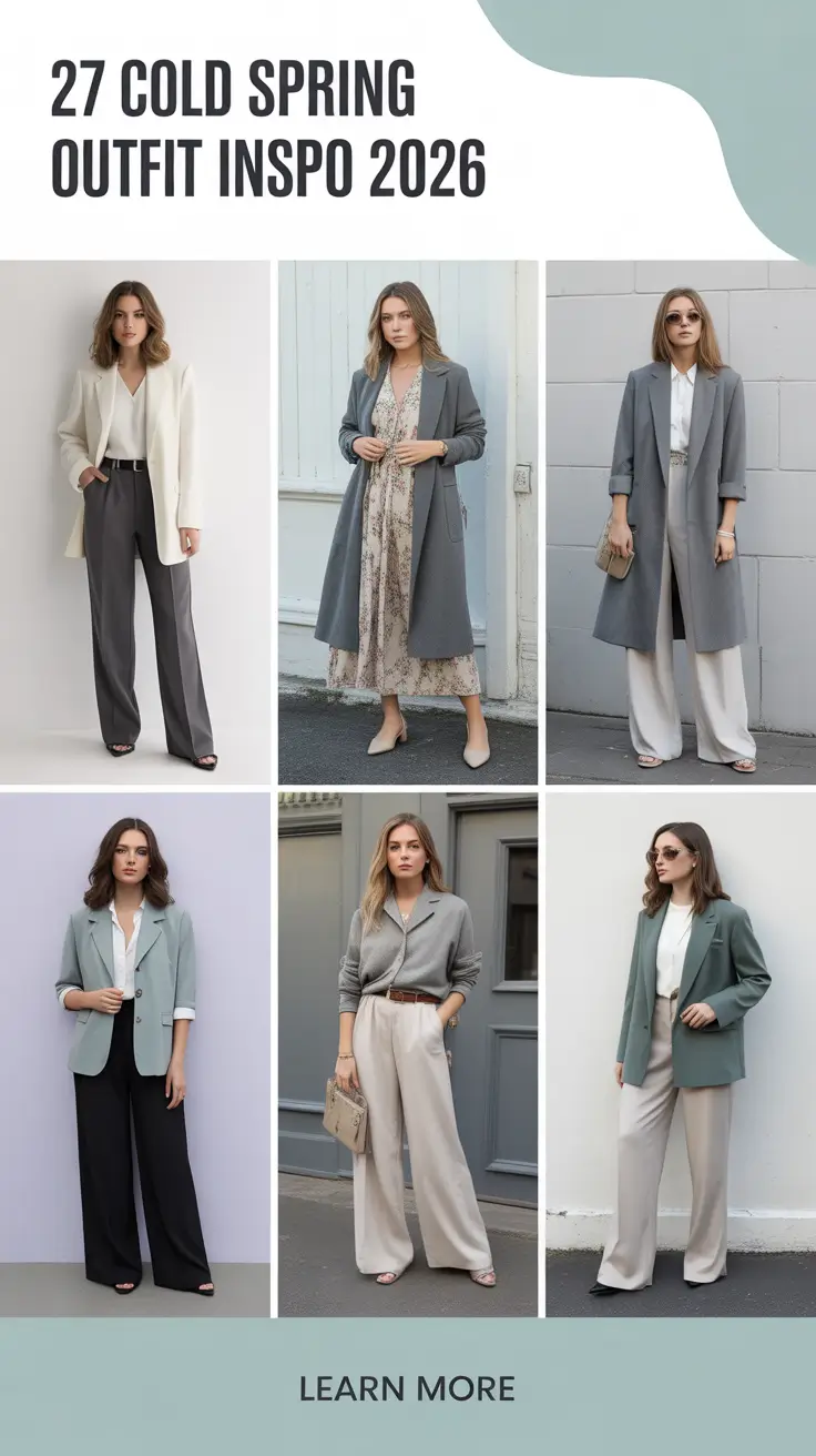 Cold Spring Outfit Inspo 2026 - Casual, Cute, and Aesthetic Looks for Every Day