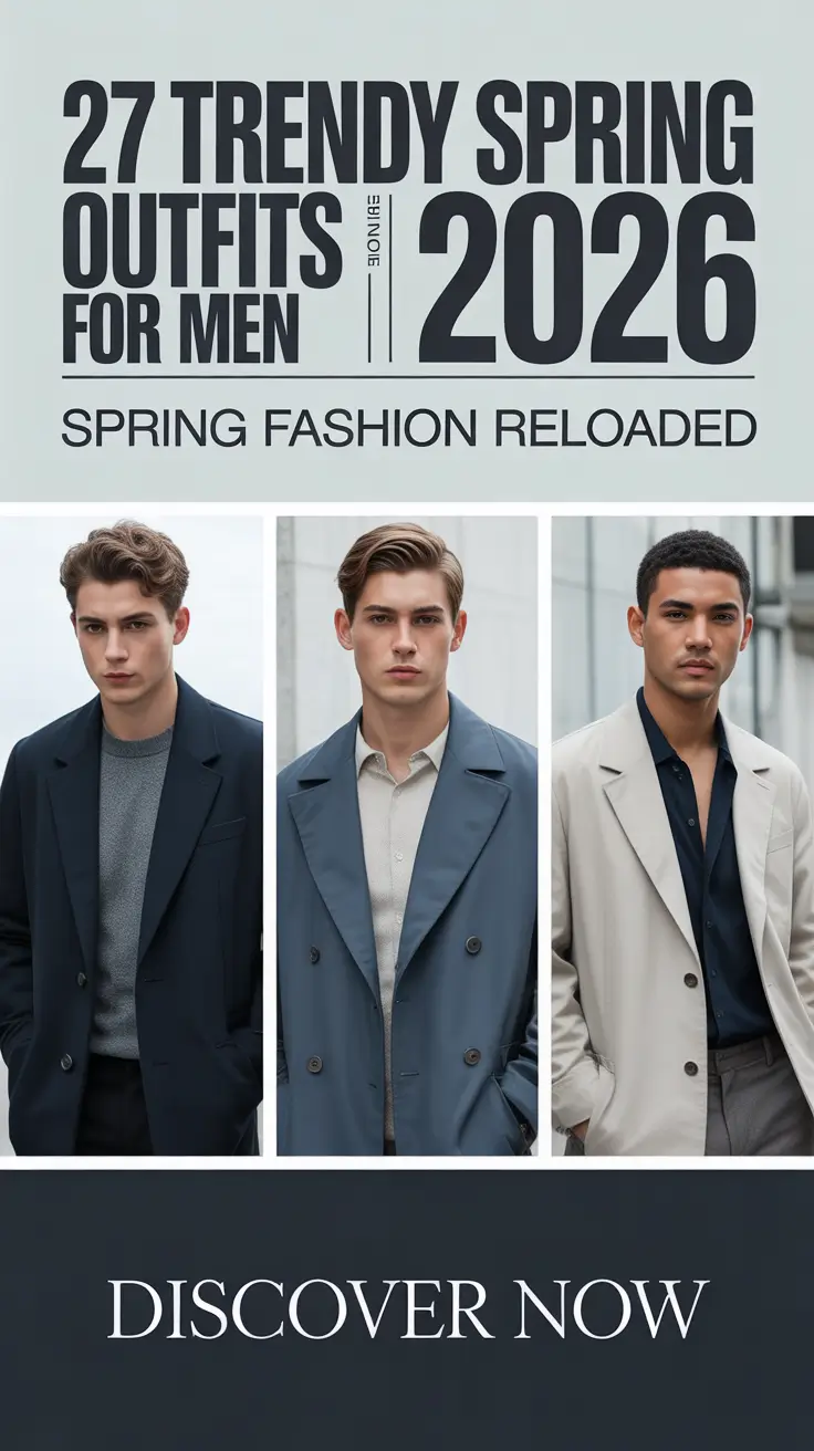 Trendy Spring Outfits For Men 2026 Style Ideas That Feel Fresh and Wearable