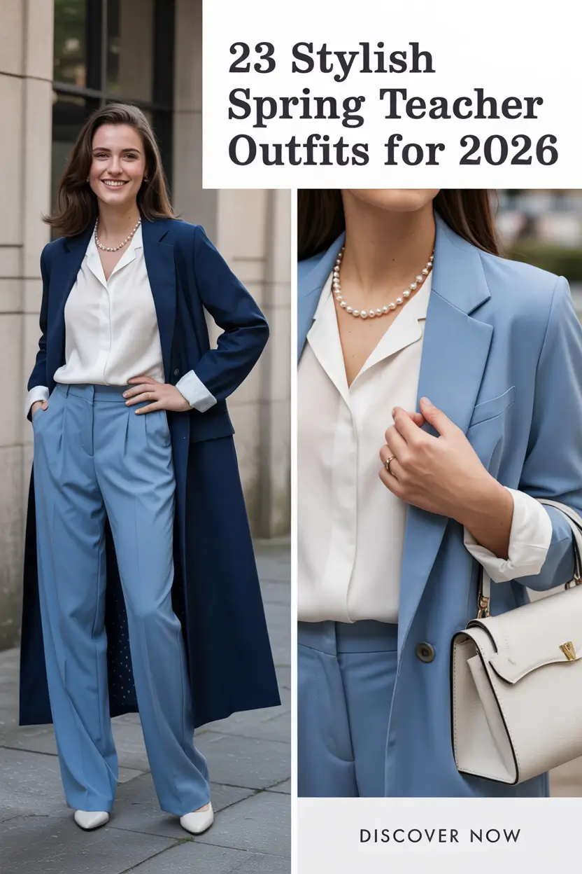Stylish Spring Teacher Outfits For 2026 - Casual, Cute and Comfy Classroom Looks
