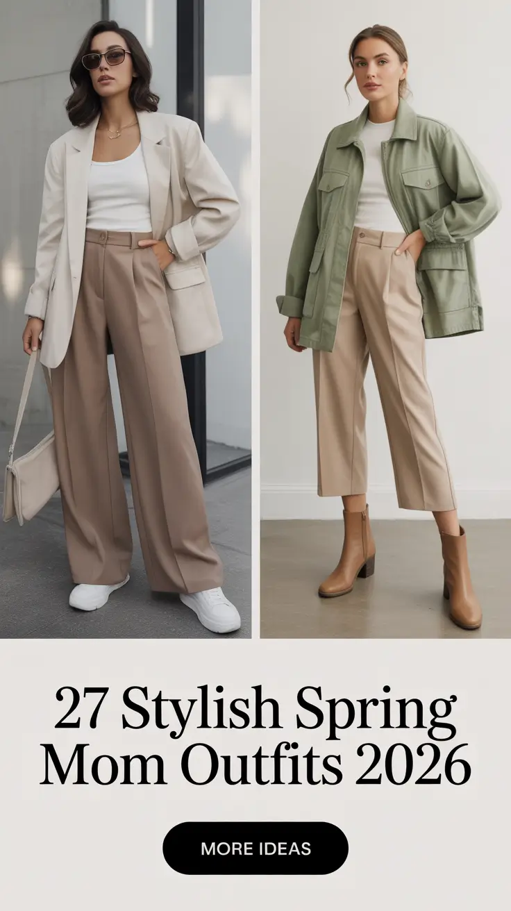 Cute Spring Mom Outfits for 2026 - Easy, Comfy, and Trendy Outfit Ideas for Every Mom Style