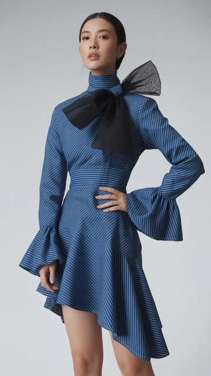 Spring Capsule Wardrobe 2026 Colorful Statement Dress with a Modern Twist