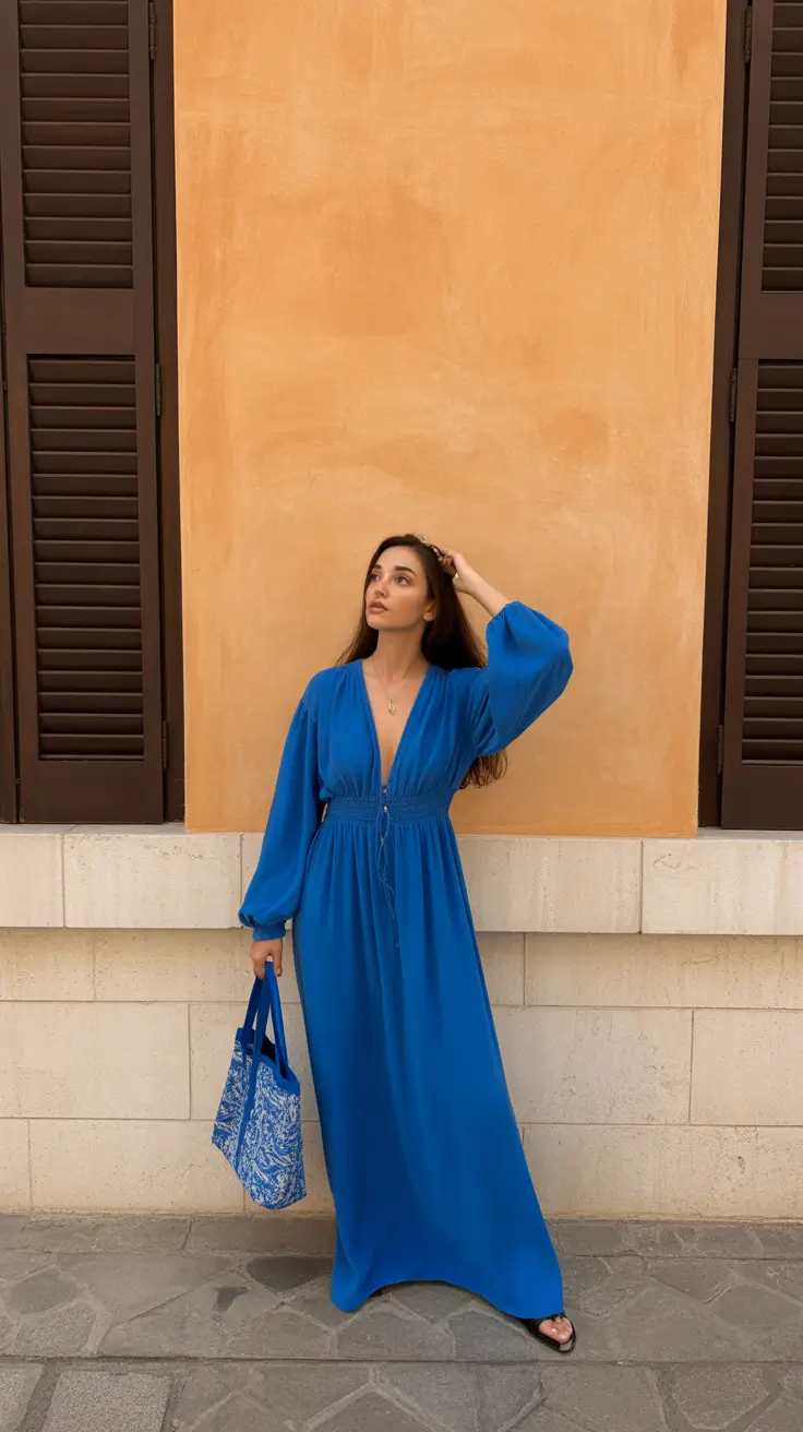 spring date night outfit 2026 Effortless Blue for a Soft Spring Evening