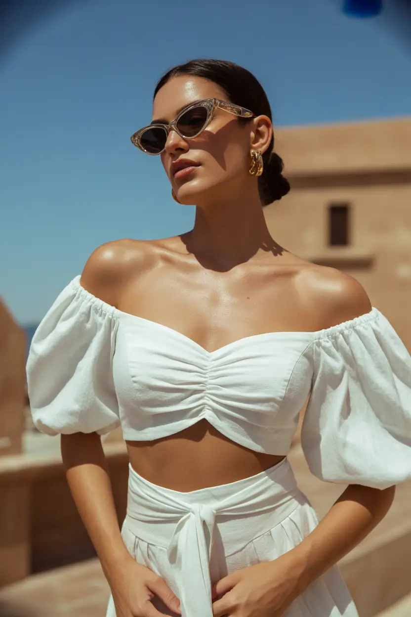 spring date night outfit 2026 Clean White with Sunlit Appeal