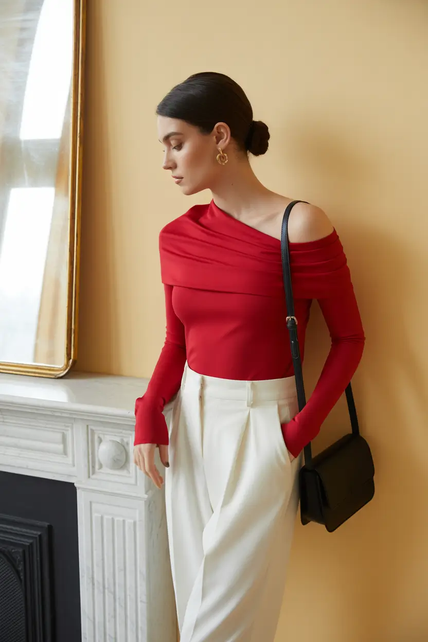 spring date night outfit 2026 Red That Feels Grown