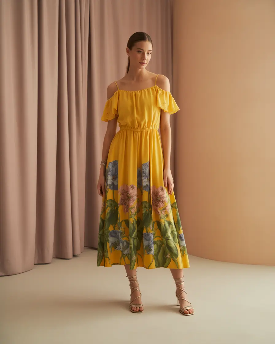 Spring Outfits for Women Over 30 2026 Classy Floral Dress