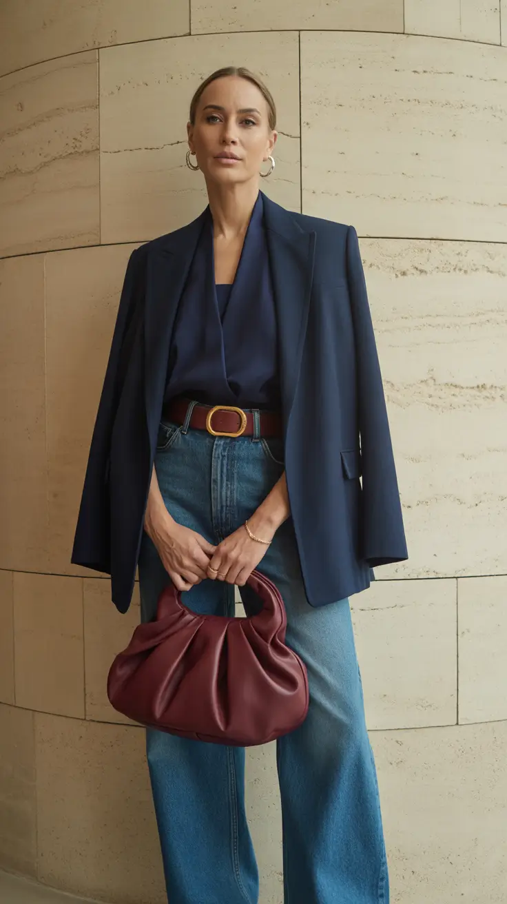 Spring Outfits for Women Over 40 2026 Denim Chic