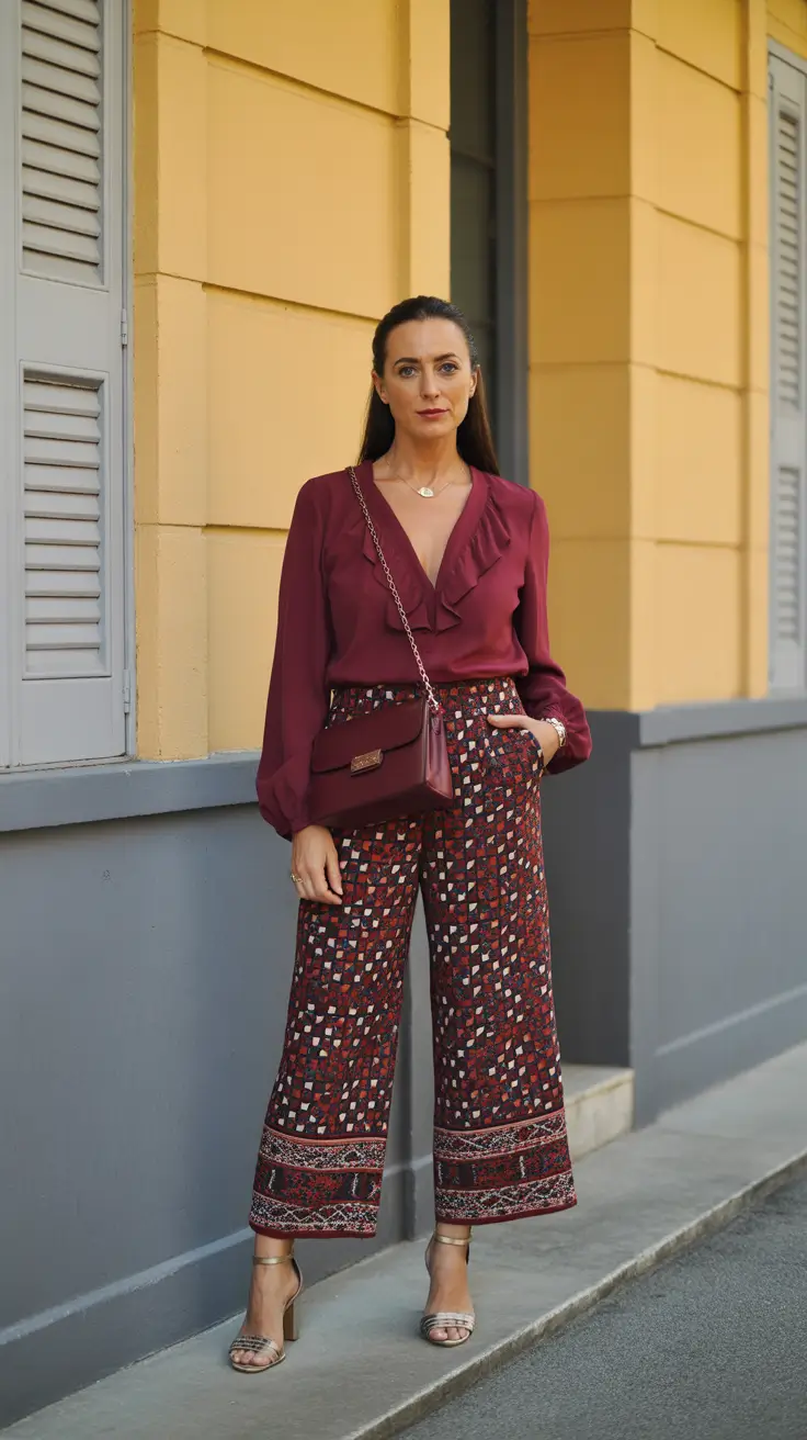Spring Outfits for Women Over 50 Rich Red Tones for Confident Days