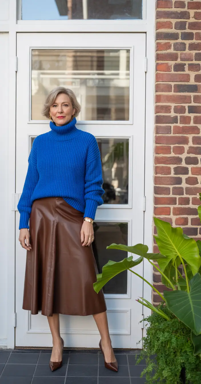 Spring Outfits for Women Over 60 Classic Casual With a Modern Skirt