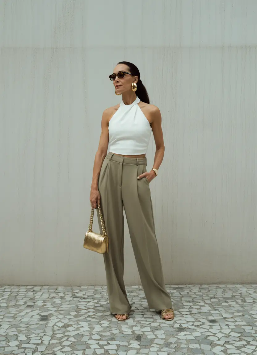 Spring Outfits for Women Over 60 Modern Neutral Style