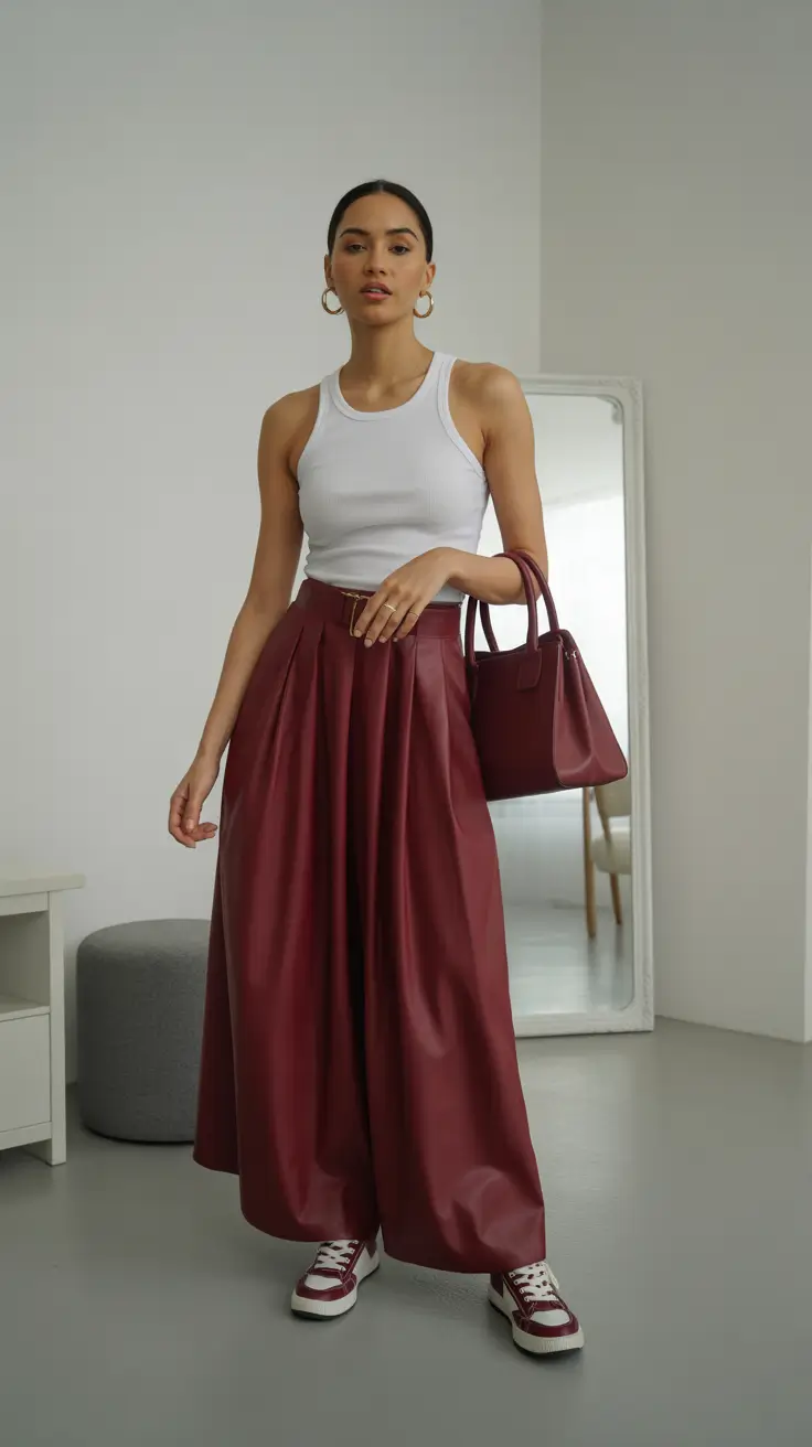 spring skirt outfits 2026 Minimal Volume With a Sporty Edge