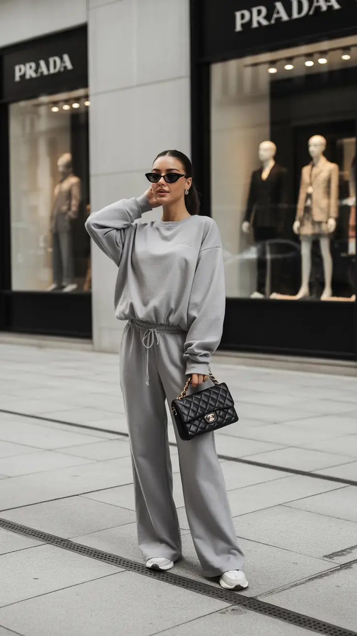 spring transition outfits 2026 City Athleisure With Designer Energy