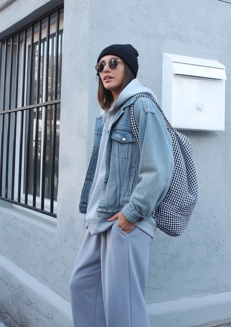 spring transition outfits 2026 Denim and Hoodie Layers for Real Life