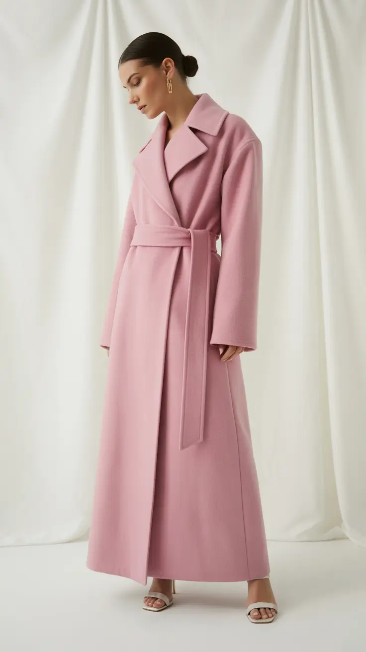 Spring travel outfits 2026 Blush Wool for Transitional Weather