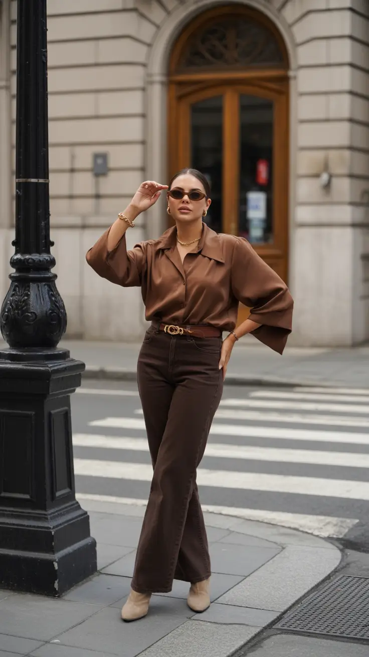 Spring Wardrobe 2026 Chocolate Tones With City Confidence