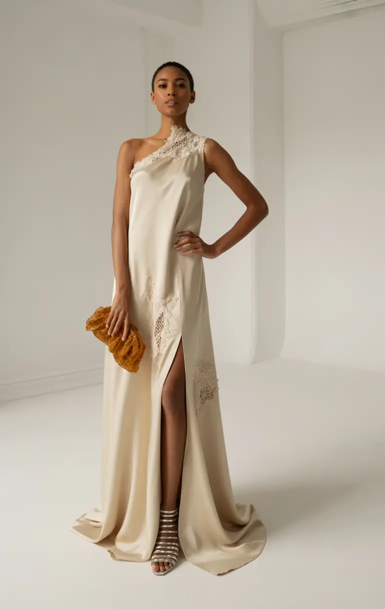 spring wedding outfit 2026 Soft Ivory Elegance for Formal Moments