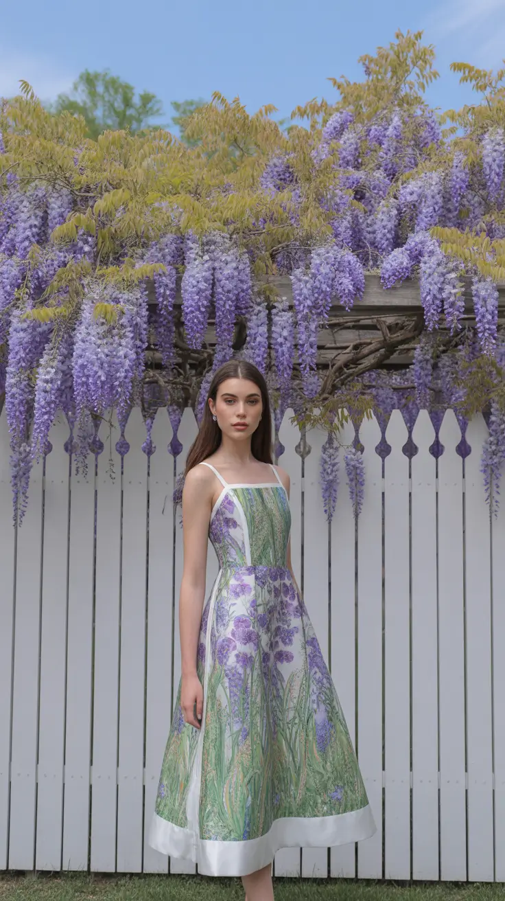 spring wedding outfit 2026 Garden Party Elegance With a Fresh Silhouette