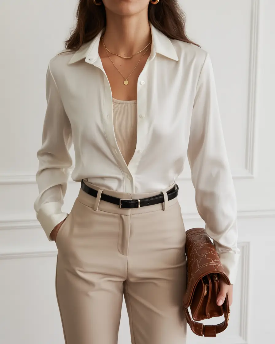 Spring Workwear 2026 Neutral Business Casual Outfit