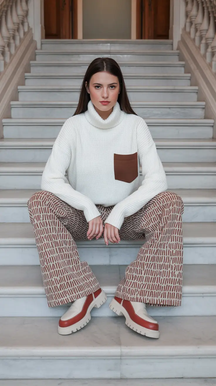 cold spring outfit 2026 Neutral Modern Style