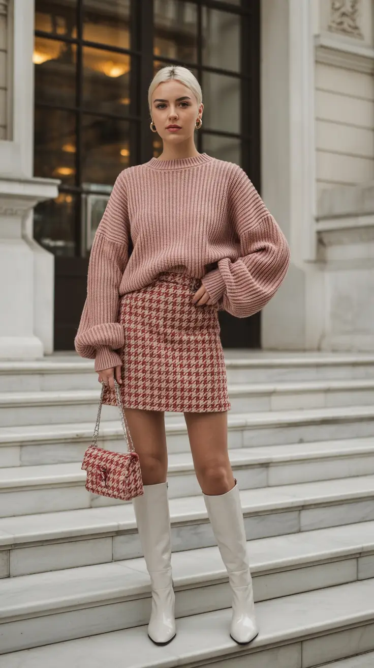 cold spring outfit 2026 Feminine Layers