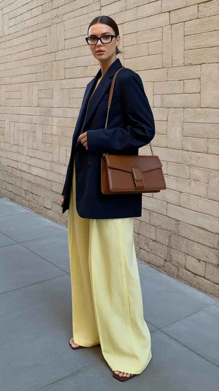 Spring blazer outfits 2026 Minimal Lines and a Modest Spring Mood