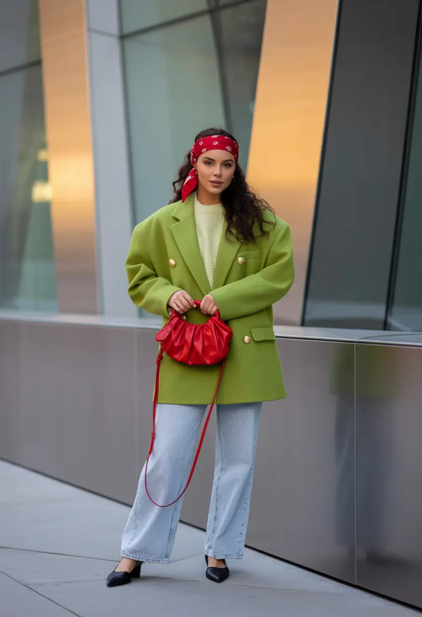 Spring blazer outfits 2026 Fresh Color That Feels Easy