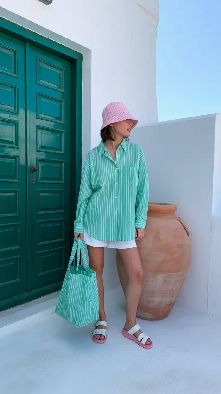 spring break outfit 2026 Fresh Stripes With a Coastal Twist
