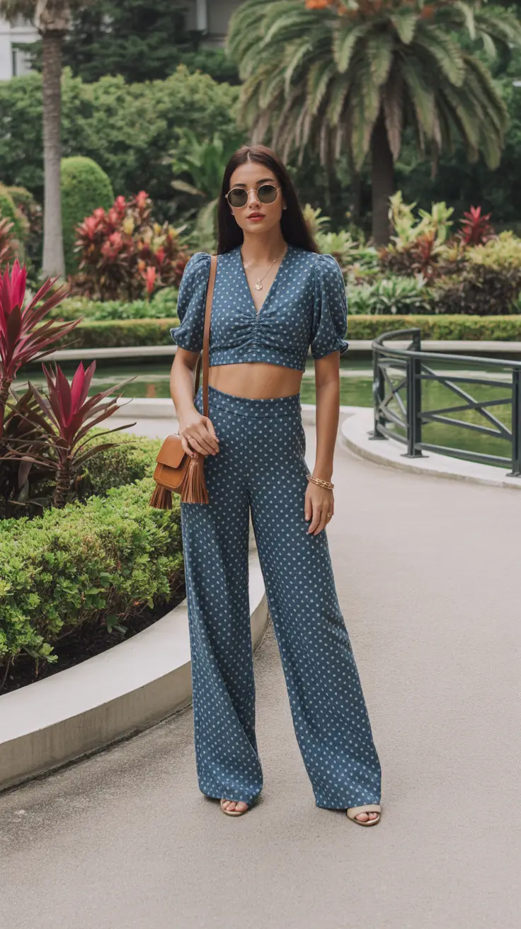 spring break outfit 2026 Printed Set