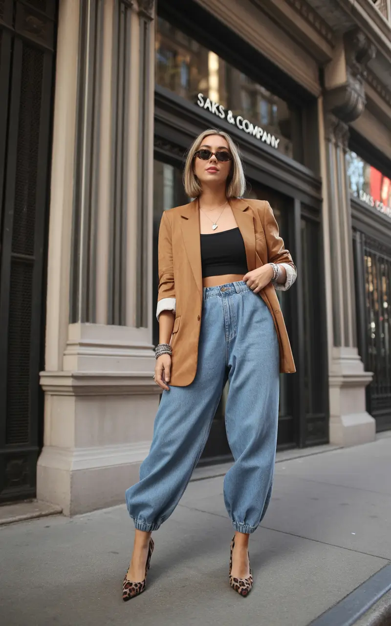 spring outfits 2026 Downtown Denim