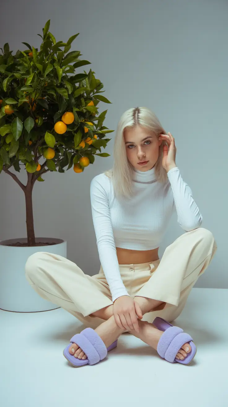 spring outfits 2026 Soft Cream Neutrals With a Cozy-Girl Twist