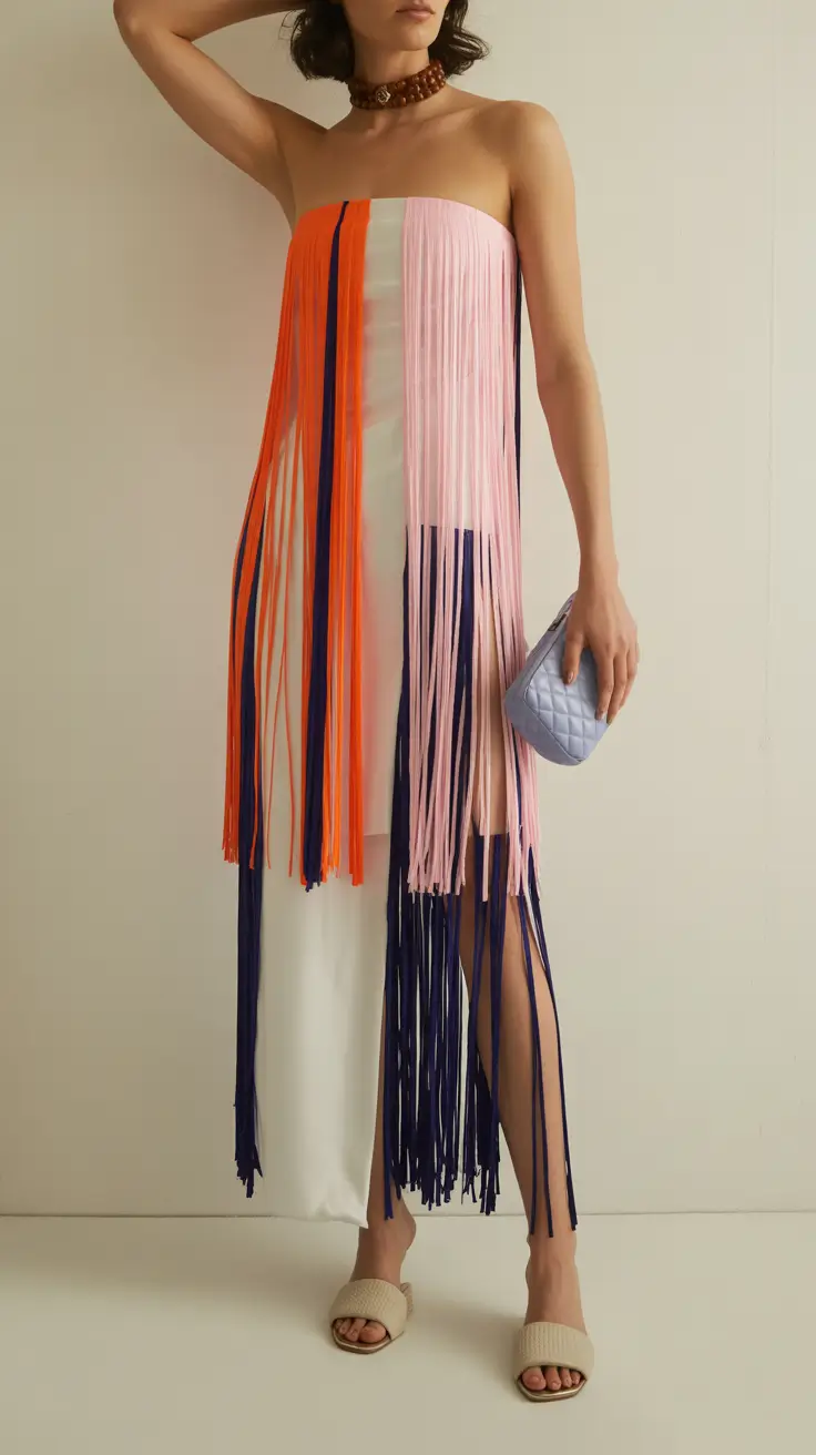 spring outfits 2026 trends Playful Fringe for Statement Days