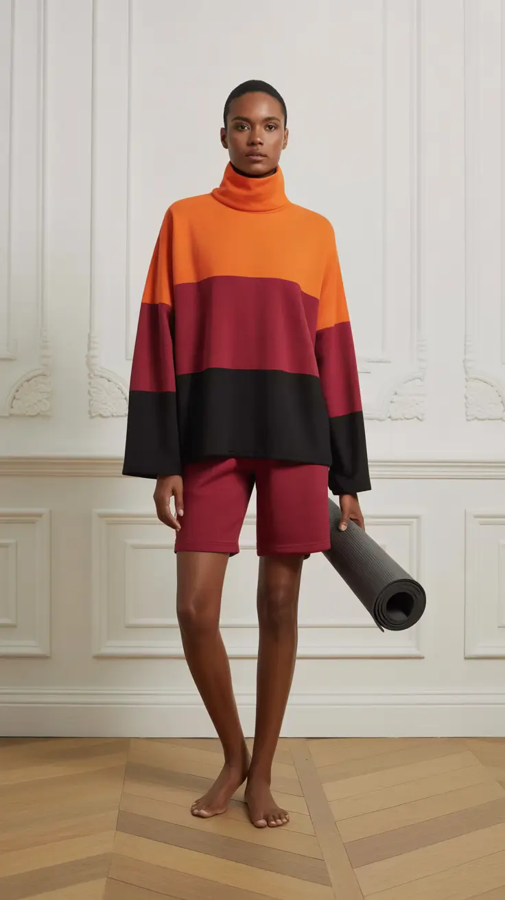 Spring workout outfits 2026 Colorblocked Confidence