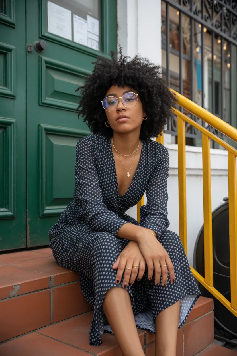 spring fits outfits 2026 Polka Dot Ease with a Smart Twist