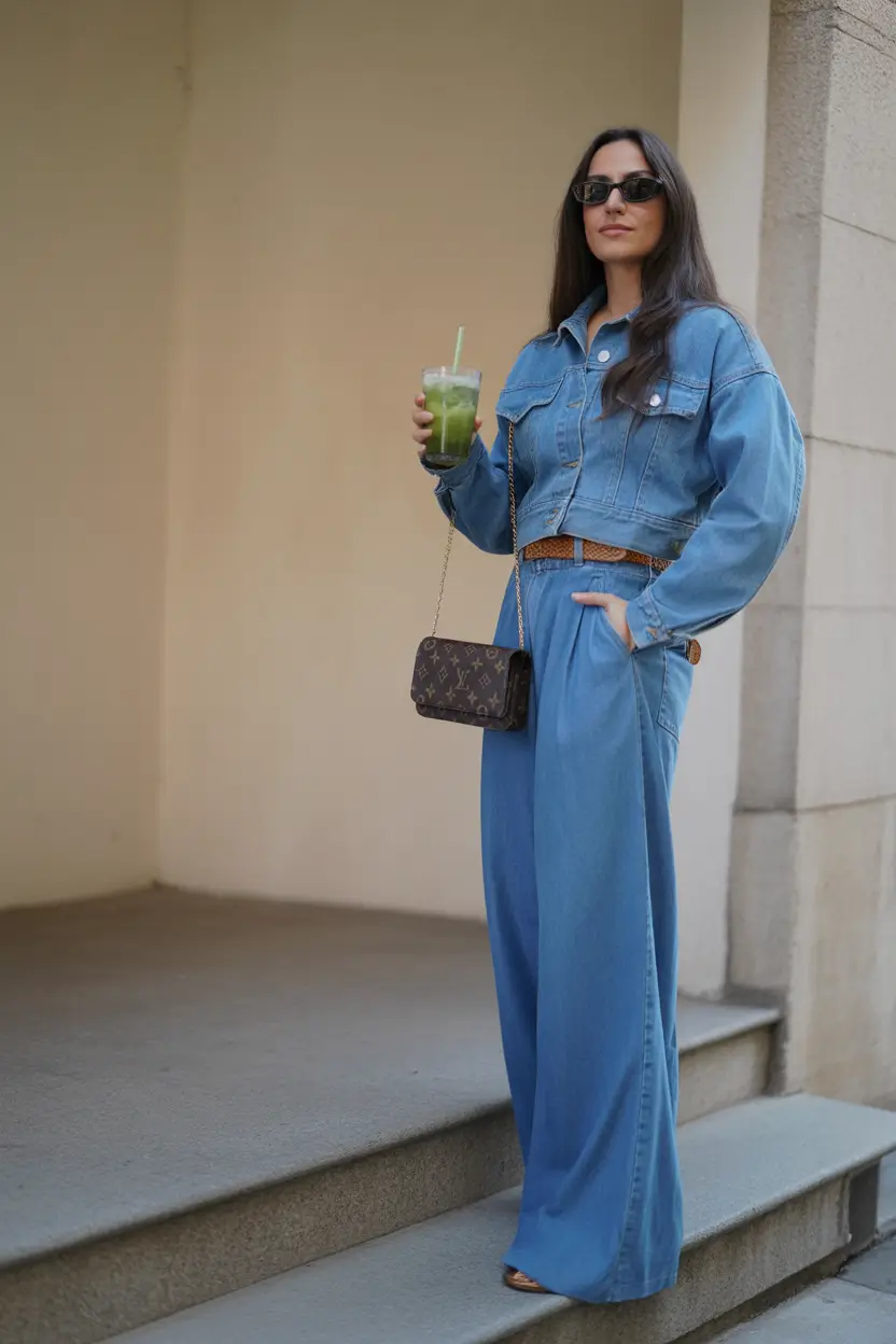 spring fits outfits 2026 Double Denim, But Make It 2026