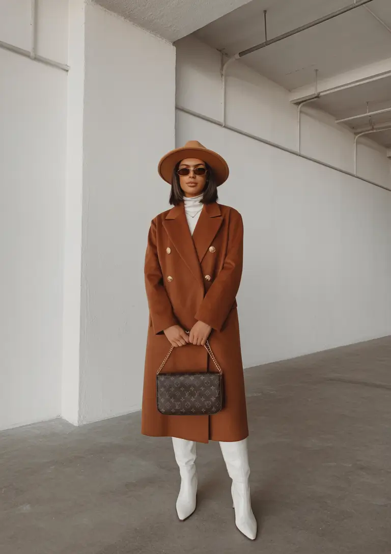 spring fits outfits 2026 Cinnamon Coat Energy for Early Spring